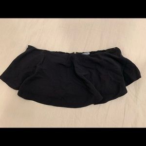 Black flowy Charlotte Russe tube top. Size M